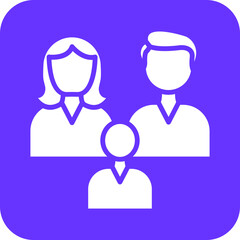 Vector Design Customer Family Icon Style