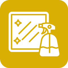 Vector Design Glass Cleaner Icon Style
