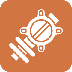 Vector Design Throttle Plate Icon Style