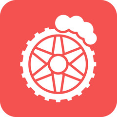 Vector Design Tire Cleaning Icon Style