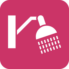 Vector Design Shower Head Icon Style