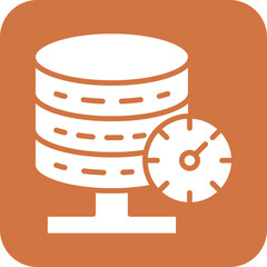 Vector Design Database Speed Icon Style