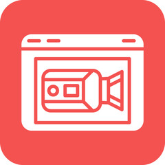 Vector Design Film Advertising Icon Style