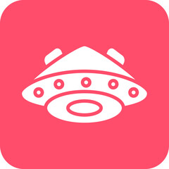 Vector Design UFO Icon Style