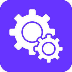 Vector Design Gears Icon Style