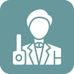 Vector Design Bartender Icon Style