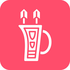 Vector Design Quiver Icon Style