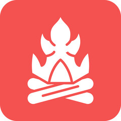 Vector Design Fire Icon Style