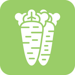 Vector Design Carrot Icon Style