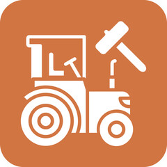 Vector Design Machinery Auction Icon Style