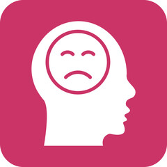 Vector Design Depression Icon Style