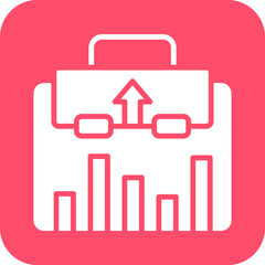 Vector Design Career Growth Icon Style