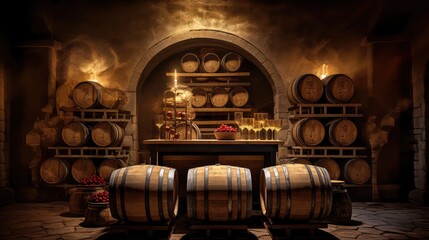 glass background wine drink wine cellar atmosphere illustration alcohol ry, cork grape, celebration...
