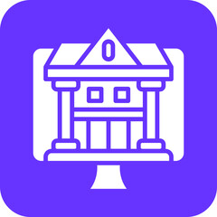 Vector Design Internet Banking Icon Style