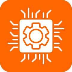 Vector Design Microchip Icon Style