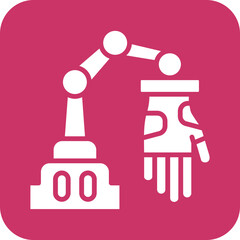 Vector Design Robot Hand Icon Style