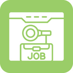 Vector Design Job Search Website Icon Style