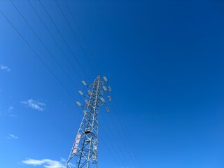 鉄塔と送電線