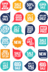 Set of Sale Badges