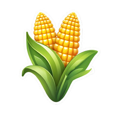 Obraz premium corn icon on transparent background clipart