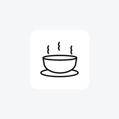 SoupIcon,WholesomeSoupBadge, isolated on white background vector illustration Pixel perfect