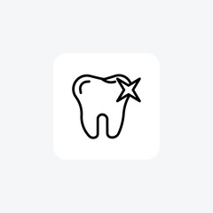 Teeth,Dental Clinic, Orthodontics, Dental Icon line icon, outline icon, pixel perfect icon