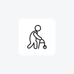 Rehabilitation, Rehab Center, Medical Treatment, line icon, outline icon, pixel perfect icon