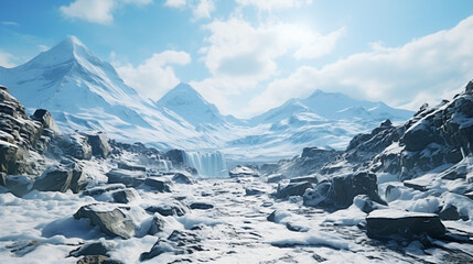 Fototapeta na wymiar swiss mountains landscape HD 8K wallpaper Stock Photographic Image 