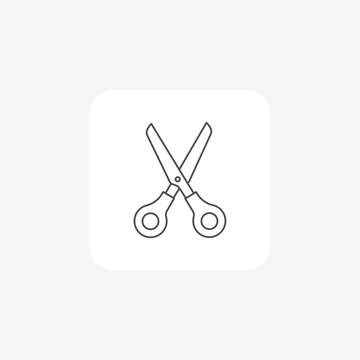 recommend clip art: Scissors,Cutting Tool, Craft thin line icon, grey outline icon, pixel perfect icon