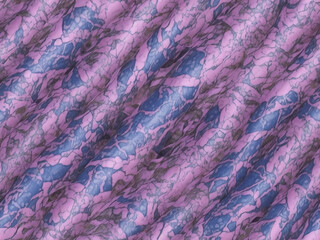 Closeup of purple and shiny golden alcohol ink abstract texture, trendy wallpaper. Art for design project as background for invitation or greeting cards, flyer, repeatable, tiling, blue purple pink