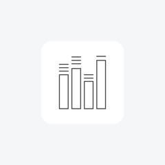 Music bar, Musical watering hole, thin line icon, grey outline icon, pixel perfect icon