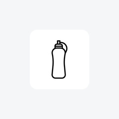 Sports Drink, EnergyBoost, RecoveryDrink, Vitality, Refreshment, Line Icon, Outline icon, vector icon, pixel perfect icon