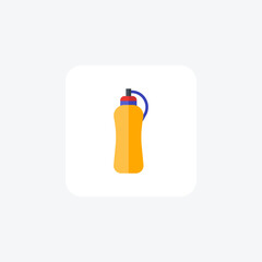 Sports Drink, EnergyBoost, RecoveryDrink, Vitality, Refreshment,  flat color icon, pixel perfect icon