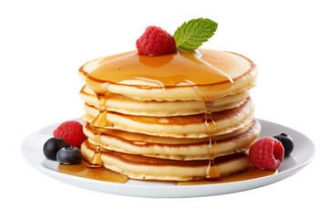 Classic Flapjacks on Blank on a transparent background - Powered by Adobe