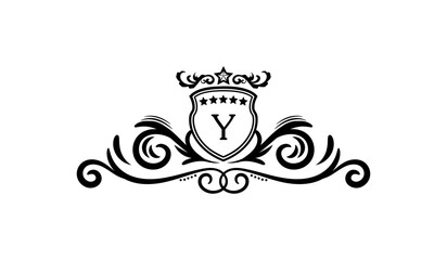 Luxury Leaves Logo Y