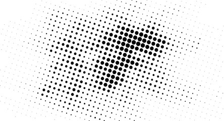 abstract background with dots black and white Halftone dots effect. Halftone effect vector pattern. Circle dots isolated on the white background