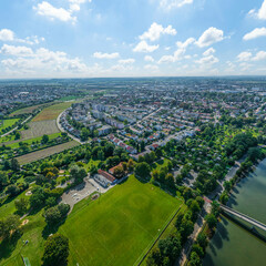 Neu-Ulm an der Donau - Ausblick zum Stadtteil Offenhausen
