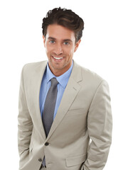 Portrait, smile and confident business man, entrepreneur and corporate employee. Face, advocate and...