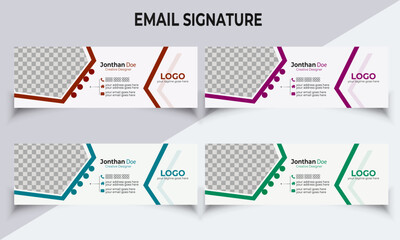 creative email signature design 