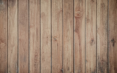 Fototapeta premium Wood plank brown texture background surface with old natural pattern. Barn wooden wall antique cracking furniture weathered rustic vintage peeling wallpaper. Summer organic decoration with hardwood.