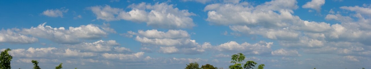 Sky and cloud of panorama view background