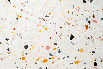 Terrazzo pattern isolated on white background. generative ai.