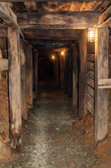 Fototapeta na wymiar The Reed Gold Mine State Historic Site in Cabarrus County, North Carolina