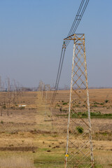 Eskom power lines in South Africa
