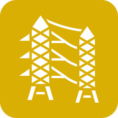 Electric Tower Icon Style