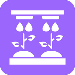 Hydroponic Technology Icon Style