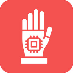 Microchip Implant Icon Style