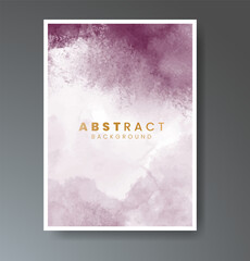 Set of creative hand painted abstract watercolor background. Design for your cover, date, postcard, banner, logo.