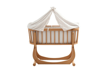 Sleep Solutions Crib or Bassinet for Your Newborn isolated on transparent background