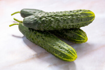 fresh cucumbers